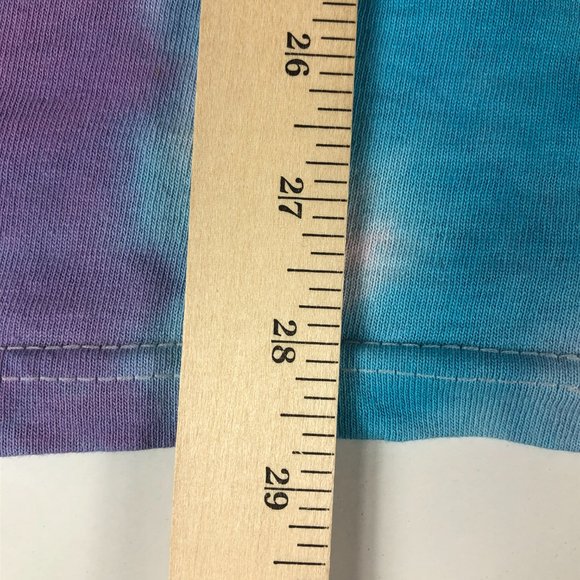 Vintage 2000s Grateful Dead Shirt Men's Large Light Purple Tie Die Wave The Flag - Picture 11 of 12